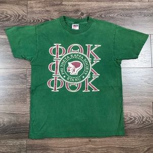 PHI THETA KAPPA International Honor Society Men’s Vintage College Green T-Shirt